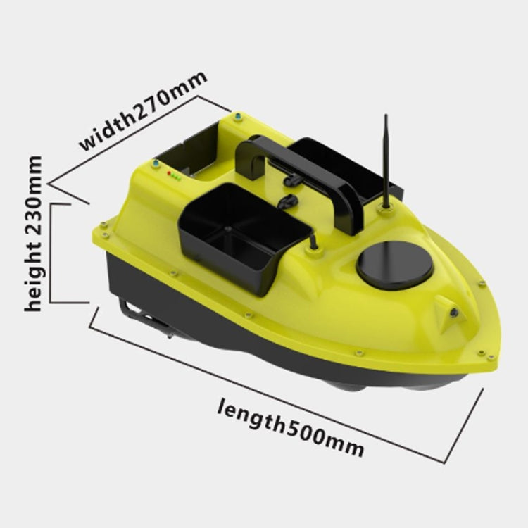 D18B GPS Outdoor Double Motors Fishing Bait Boat with 3 Bait Containers , US Plug