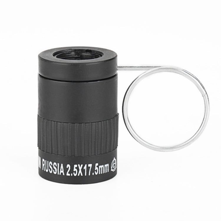 2.5x17.5mm Mini Pocket Miniature Telescope with Finger Buckle-Reluova