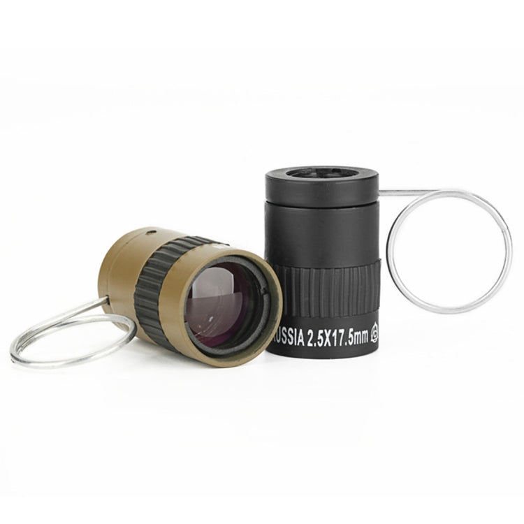 2.5x17.5mm Mini Pocket Miniature Telescope with Finger Buckle-Reluova