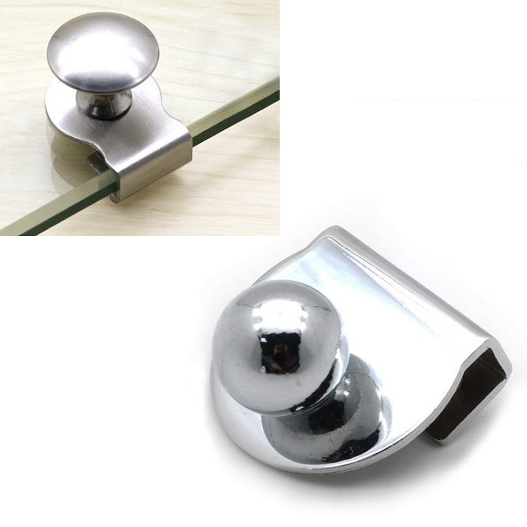 Zinc Alloy Bright Open Hole Free Glass Cabinet Door Handle, Size: L My Store