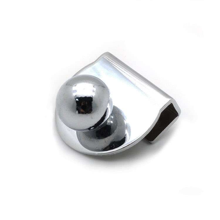 Zinc Alloy Bright Open Hole Free Glass Cabinet Door Handle, Size: L