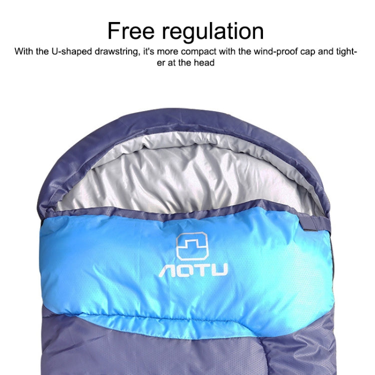 AOTU AT6101 1.3kg Outdoor Camping Stitchable Envelope Warm Sleeping Bag Reluova