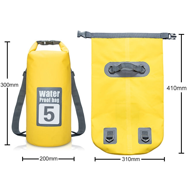 Outdoor Waterproof Dry Dual Shoulder Strap Bag Dry Sack, Capacity: 5L Reluova