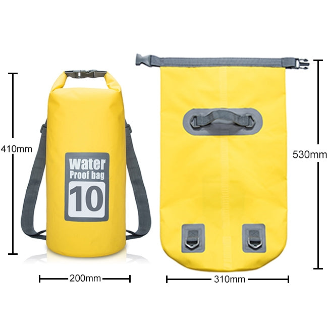 Outdoor Waterproof Dry Dual Shoulder Strap Bag Dry Sack, Capacity: 10L Reluova