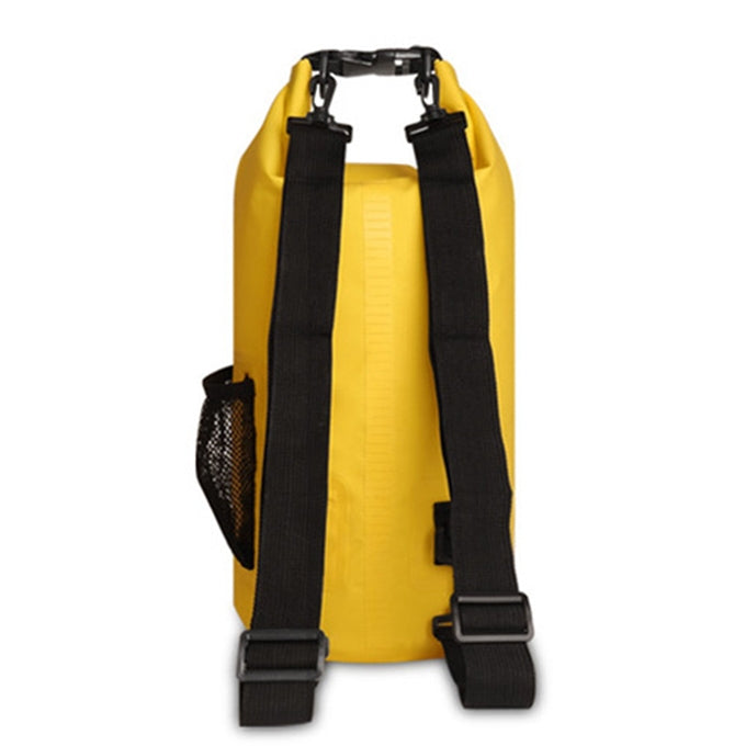 Outdoor Waterproof Dry Dual Shoulder Strap Bag Dry Sack PVC Barrel Bag, Capacity: 10L Reluova