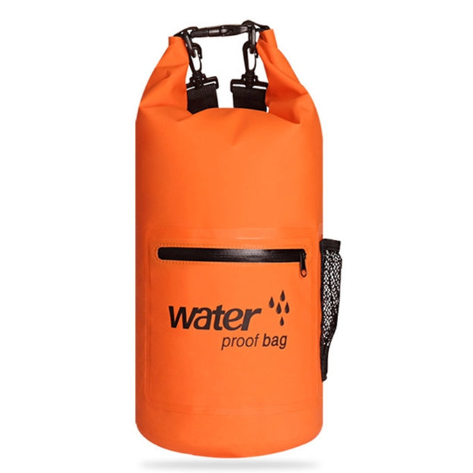 Outdoor Waterproof Dry Dual Shoulder Strap Bag Dry Sack PVC Barrel Bag, Capacity: 10L Reluova