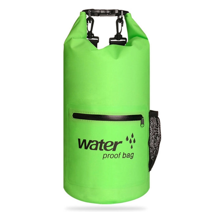 Outdoor Waterproof Dry Dual Shoulder Strap Bag Dry Sack PVC Barrel Bag, Capacity: 10L Reluova