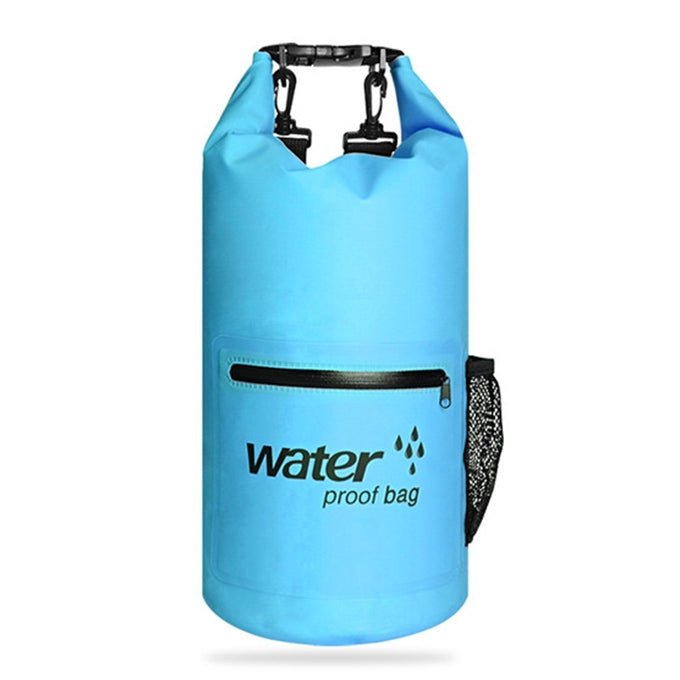 Outdoor Waterproof Dry Dual Shoulder Strap Bag Dry Sack PVC Barrel Bag, Capacity: 10L Reluova