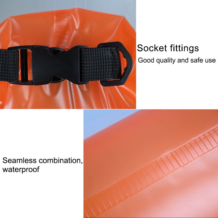 Outdoor Waterproof Single Shoulder Dry Bag Dry Sack PVC Barrel Bag, Capacity: 5L Reluova