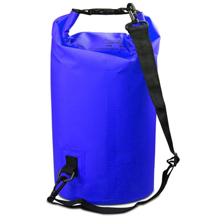 Outdoor Waterproof Double Shoulder Bag Dry Sack PVC Barrel Bag, Capacity: 20L Reluova