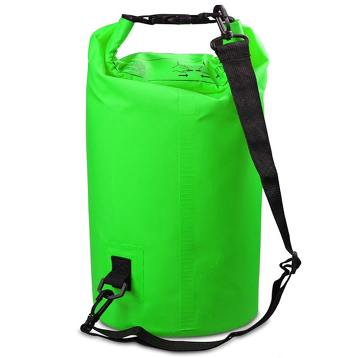 Outdoor Waterproof Double Shoulder Bag Dry Sack PVC Barrel Bag, Capacity: 20L Reluova