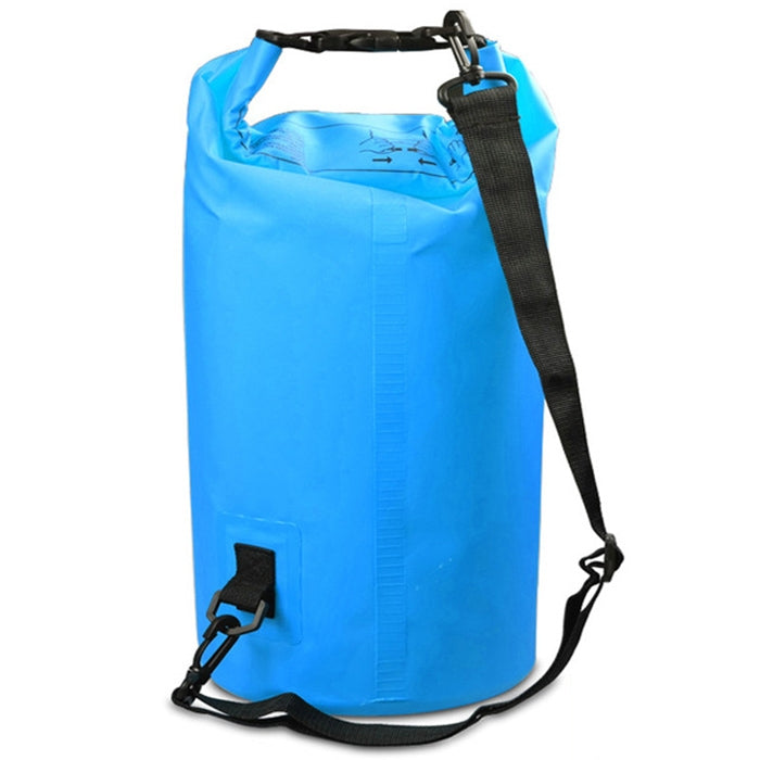 Outdoor Waterproof Double Shoulder Bag Dry Sack PVC Barrel Bag, Capacity: 20L Reluova