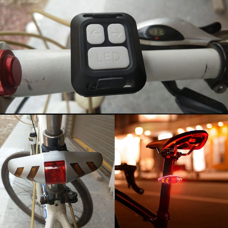 Bicycle Tail Light Intelligent Wireless Remote Control Turn Signal Warning Light Reluova