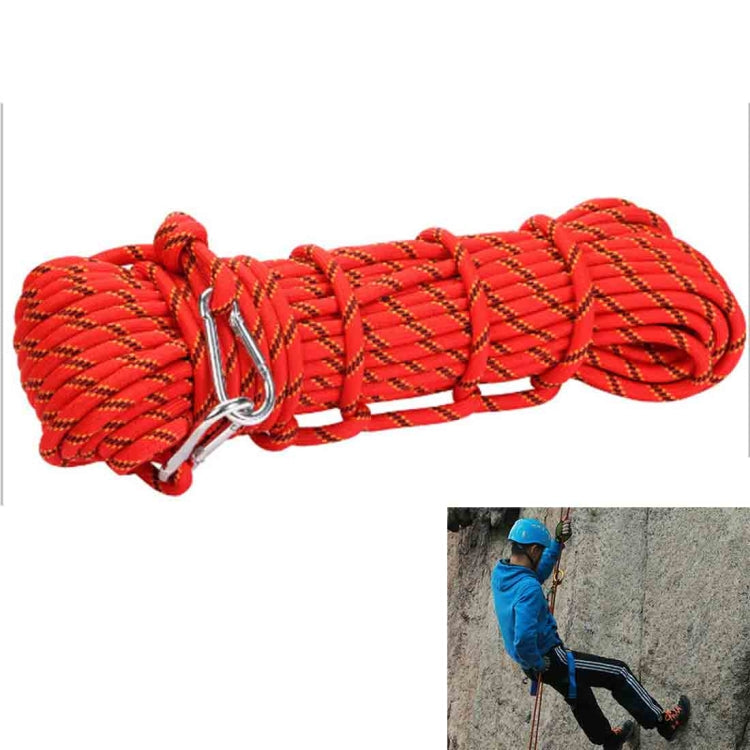 Climbing Auxiliary Rope Static Rope Safety Rescue Rope, Length: 15m Diameter: 10mm