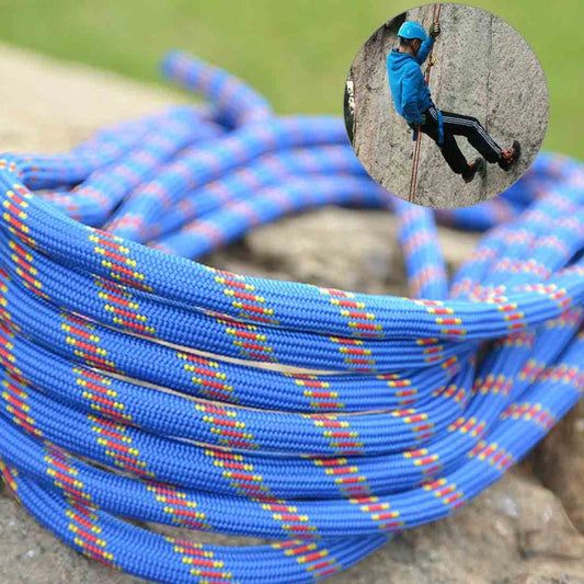 Climbing Auxiliary Rope Static Rope Safety Rescue Rope, Length: 10m Diameter: 10mm