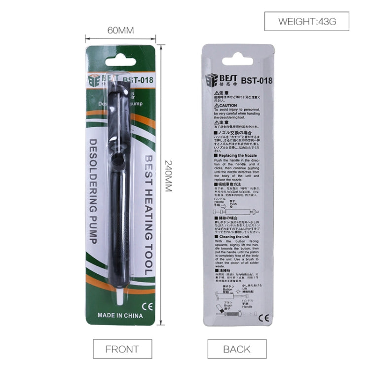 BEST-018 Professional Solder Sucking Desoldering Pump Tool