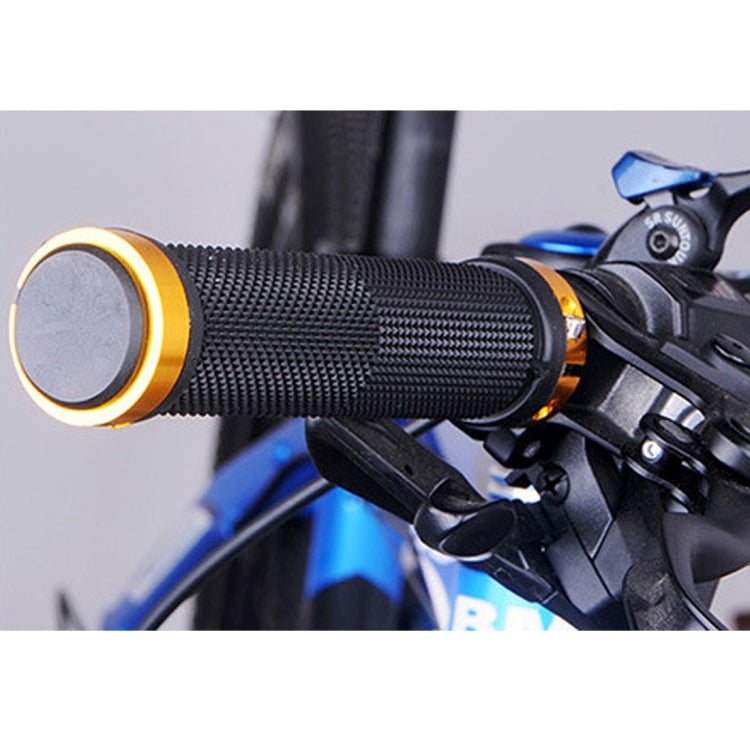 OQSPORT 2 PCS Bike Hand Grips Bilateral Lock Straight Barrel MTB Bicycle Anti-slip Handlebar Grips Reluova