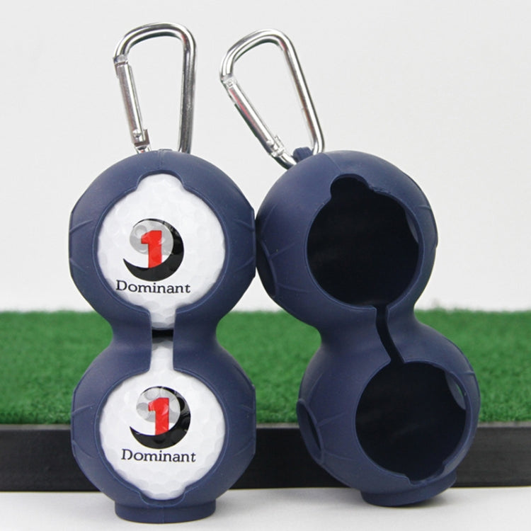 2 PCS Golf Silicone Double-ball Protective Sleeve