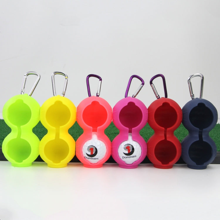 2 PCS Golf Silicone Double-ball Protective Sleeve