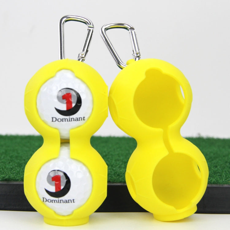 2 PCS Golf Silicone Double-ball Protective Sleeve