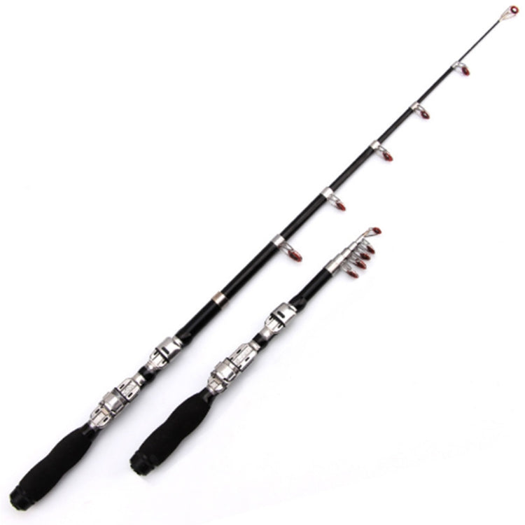 37cm Portable Telescopic Sea Fishing Rod Mini Fishing Pole, Extended Length : 2.3m