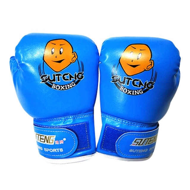 SUTENG Cartoon PU Leather Fitness Boxing Gloves for Children