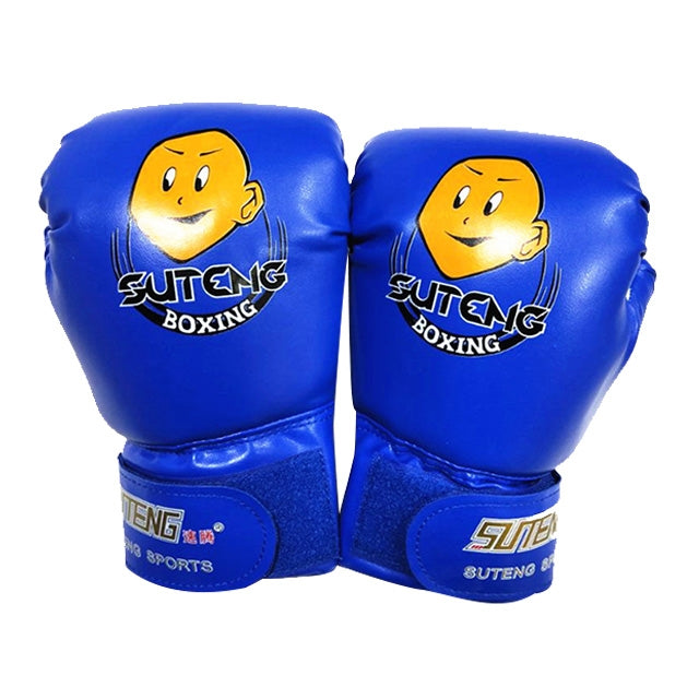 SUTENG Cartoon PU Leather Fitness Boxing Gloves for Children Reluova