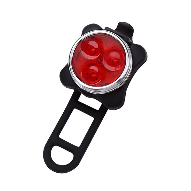 COB Lamp Bead 160LM USB Charging Four-speed Waterproof Bicycle Headlight / Taillight Set,  Red Light 650MA Reluova