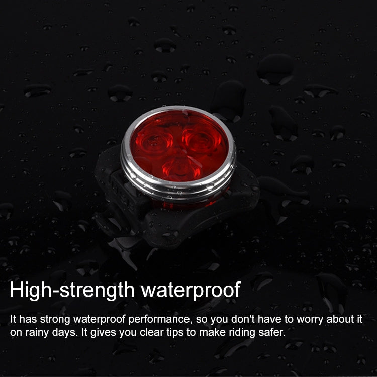 COB Lamp Bead 160LM USB Charging Four-speed Waterproof Bicycle Headlight / Taillight Set,  Red Light 650MA Reluova