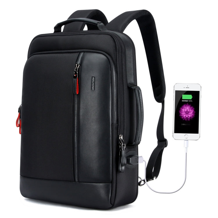 Bopai 751-006641 Large Capacity Business Fashion Breathable Laptop Backpack with External USB Interface, Size: 30 x 15 x 44cm