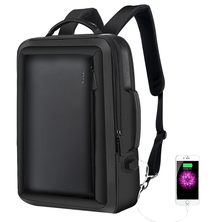 Bopai 751-006551 Large Capacity Business Casual Breathable Laptop Backpack with External USB Interface, Size: 30 x 12 x 44cm