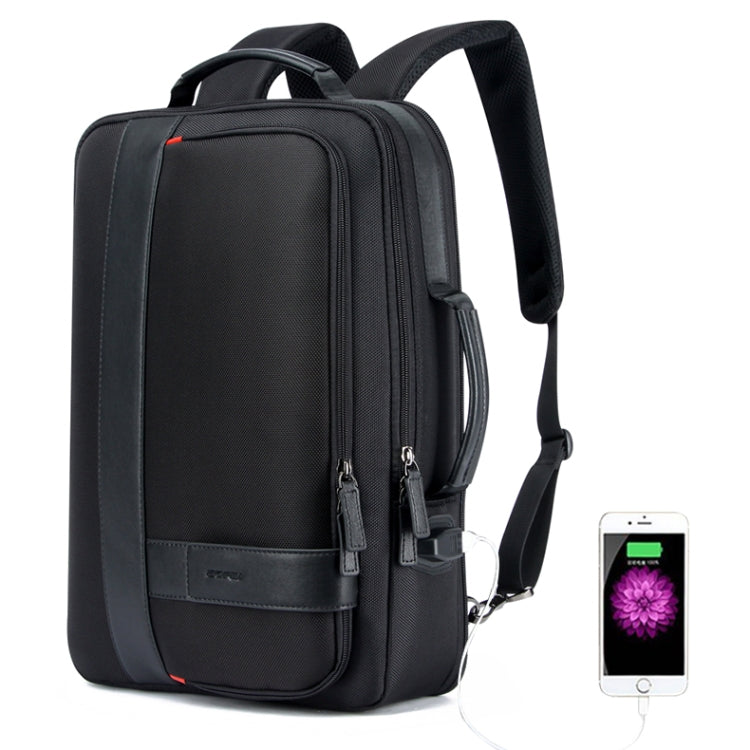 Bopai 751-006561 Large Capacity Business Casual Breathable Laptop Backpack with External USB Interface, Size: 29 x 16 x 44cm