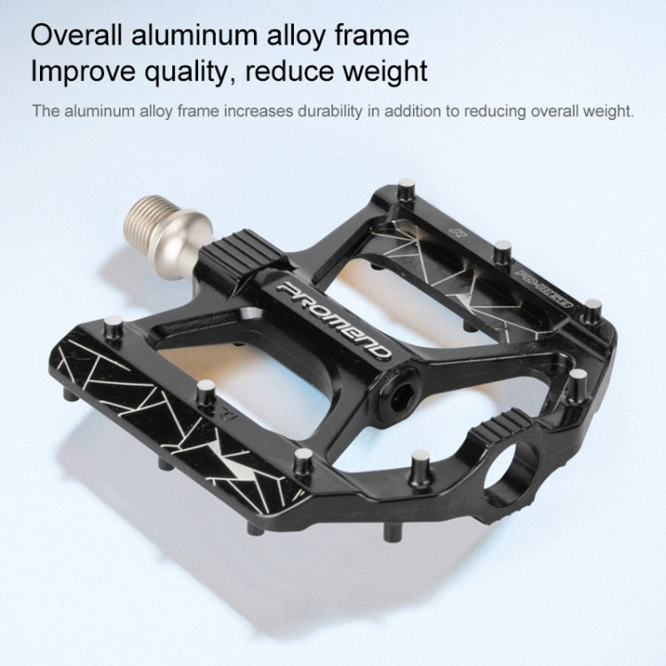 PROMEND PD-M68 1 Pair Mountain Bicycle Aluminum Alloy 3-Bearings Pedals Reluova