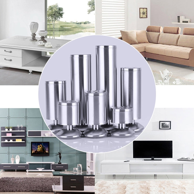 Stainless Steel Wire Drawing Thickened Column Sofa Furniture Cabinet Foot, Height: 200mm