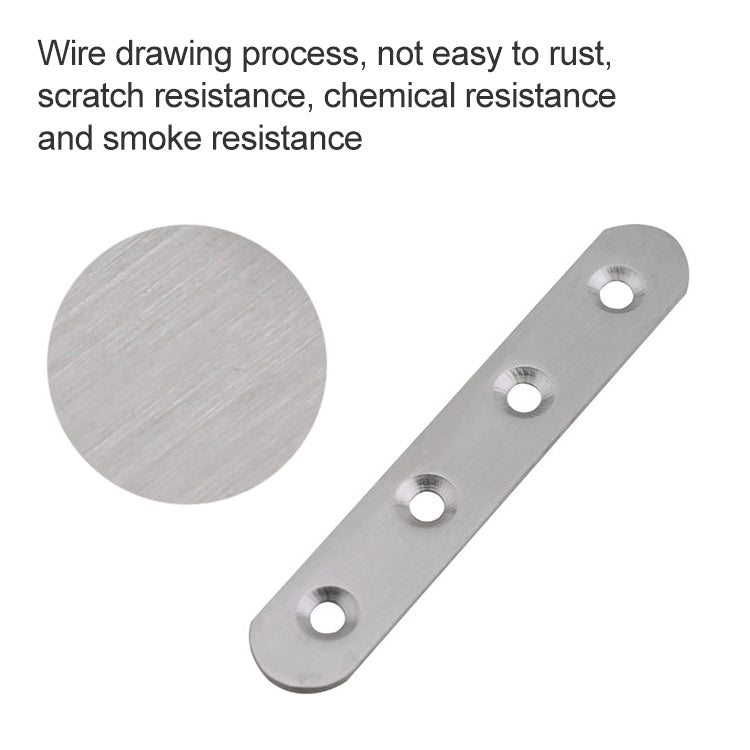 Stainless Steel Connection Code Straight Connecting Piece, Number: 10