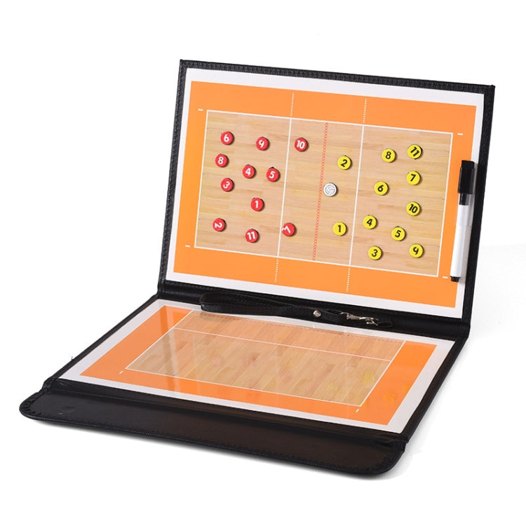 Volleyball Coach Board  Plate Handball Coaching Sets Volley Ball Equipment Training Magnetic Grains & Pen Reluova