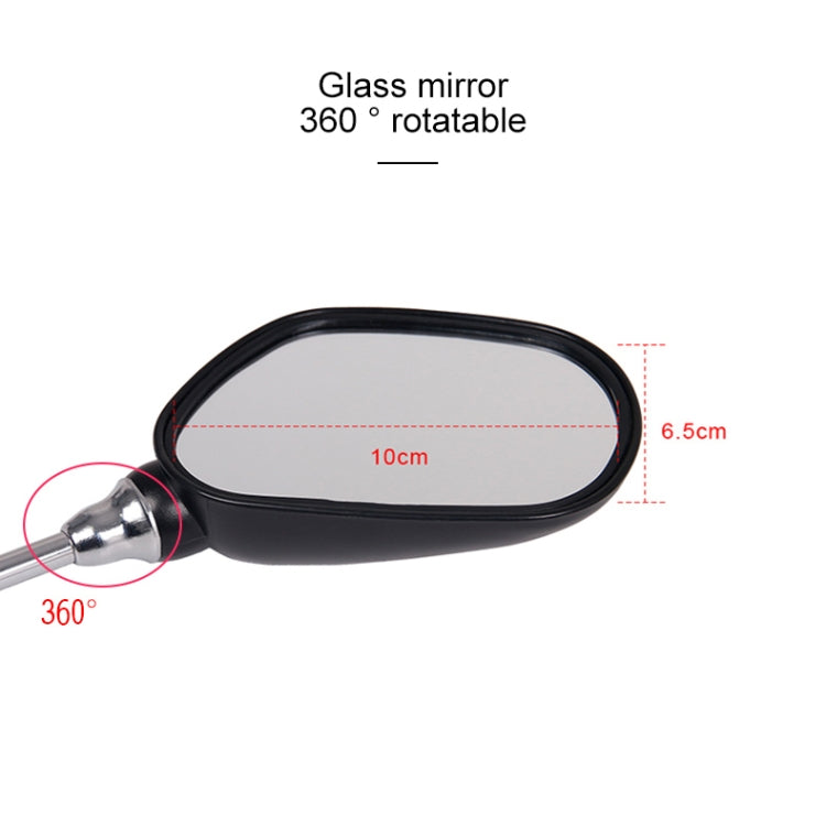 DEEMOUNT VMR001 360 Degree Rotation Mountain Bike Bicycle Rear View Reflector Mirror Reluova