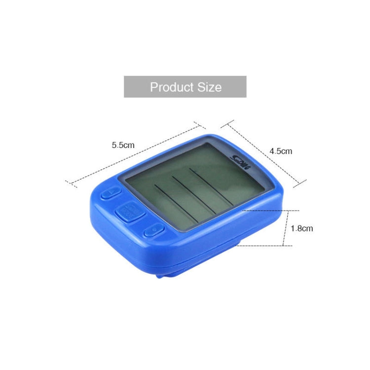 SUNDING 563A Bike Bicycle Waterproof Wired LCD Screen Luminous Mileage Speedometer Odometer, English Version Reluova