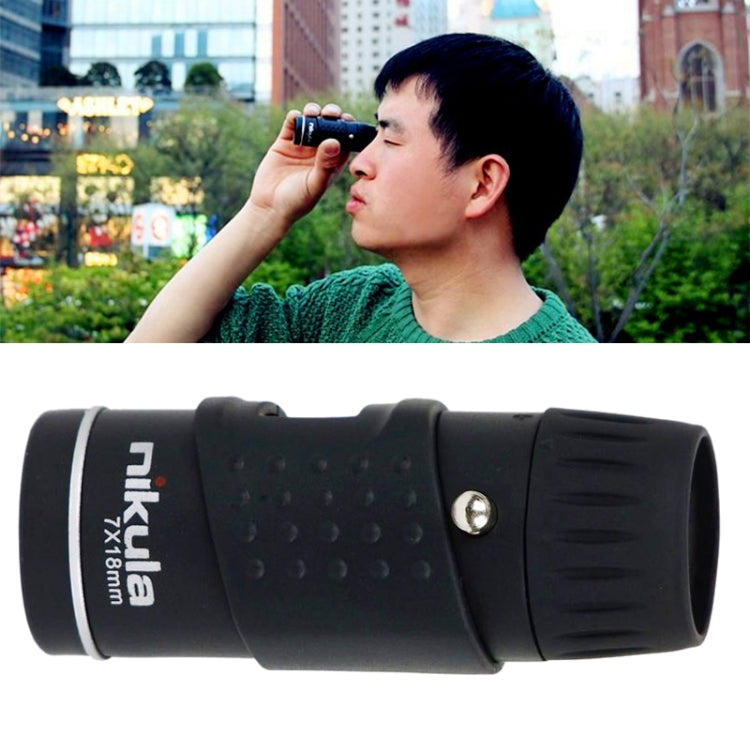 Nikula 7*18 Portable Professional High Times High Definition Dual Focus Zoom Monocular Pocket Telescope Reluova