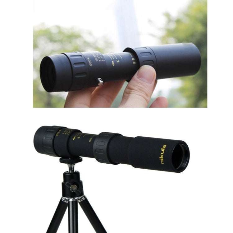 Nikula 10-30x25 Portable Professional High Times High Definition Night-vision Metal Telescope Reluova