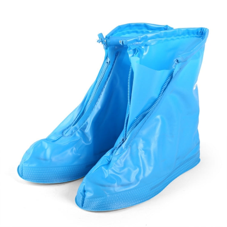 Fashion Children PVC Non-slip Waterproof Thick-soled Shoe Cover Size: L My Store