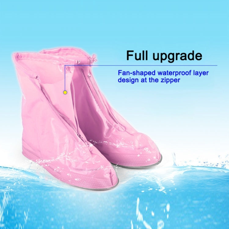 Fashion Children PVC Non-slip Waterproof Thick-soled Shoe Cover Size: XL My Store