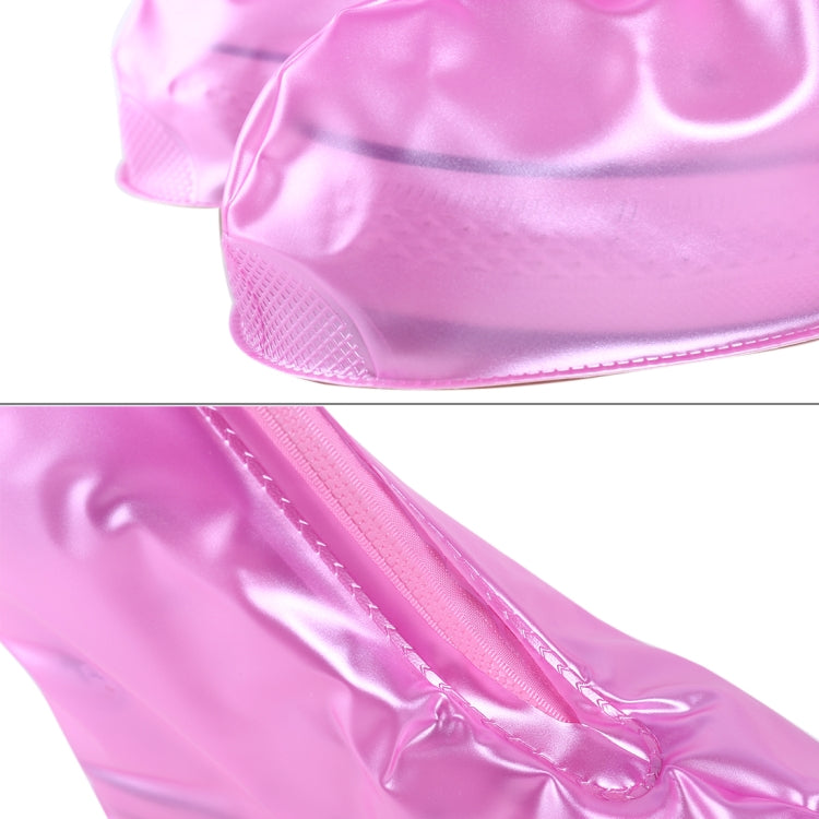 Fashion PVC Non-slip Waterproof Thick-soled Shoe Cover Size: S My Store