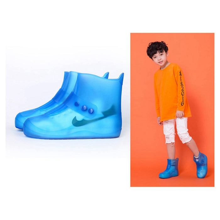 Fashion Integrated PVC Waterproof  Non-slip Shoe Cover with Thickened Soles Size: 42-43 My Store