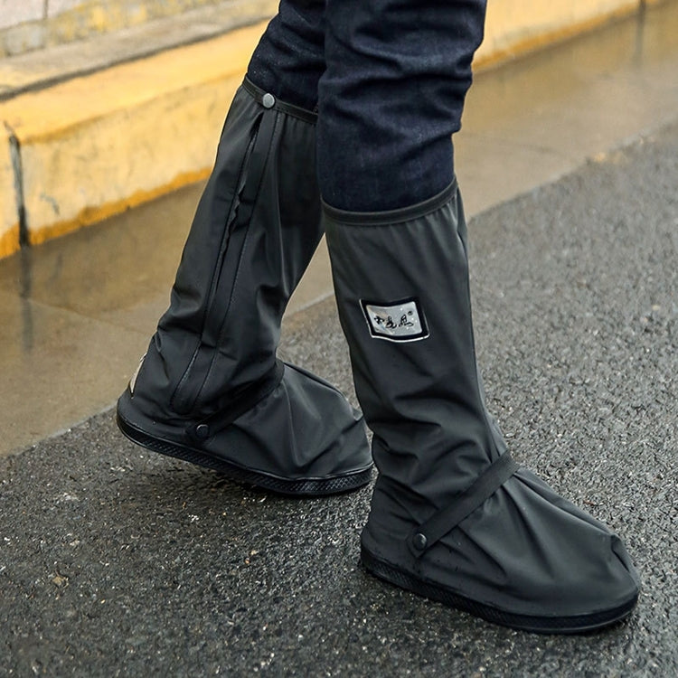 Outdoor High Tube Rainproof Snowproof Thickened Rain Shoes Size: S My Store