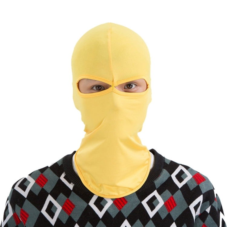 Balaclava Style Unisex Elastic Lycra Dual Holes Biking Head Mask Reluova