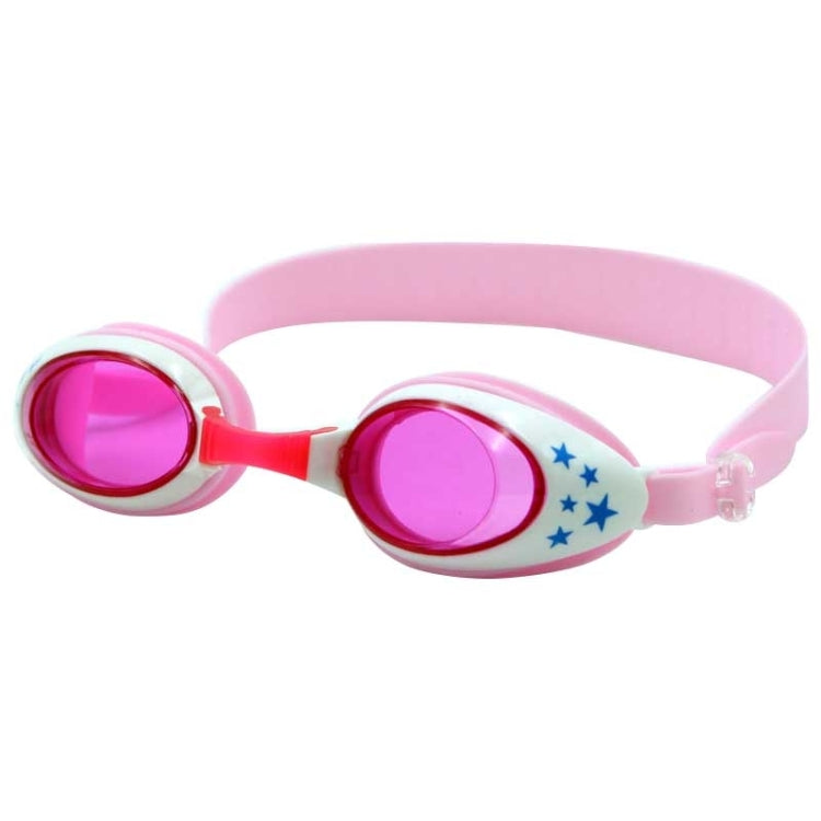 Star Pattern Anti-fog Silicone Swimming Goggles with Ear Plugs for Children