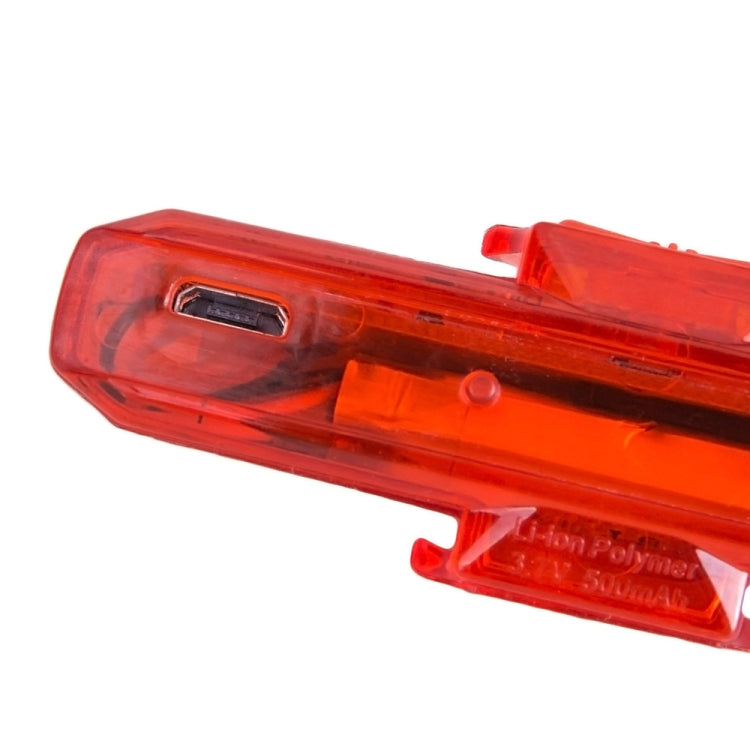 ZTTO Mountain Bike Road Bicycle Ultra Bright Red USB Rechargeable Light Tail Light