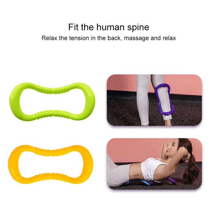 PP Double Massage Point Yoga Circle Fascia Stretching Ring Pilates Resistance Ring