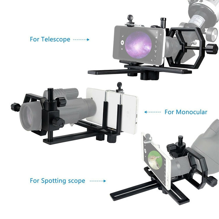 Datyson 5P0010L Telescope Photography Stand, Standard + 1 Phone Holder Reluova